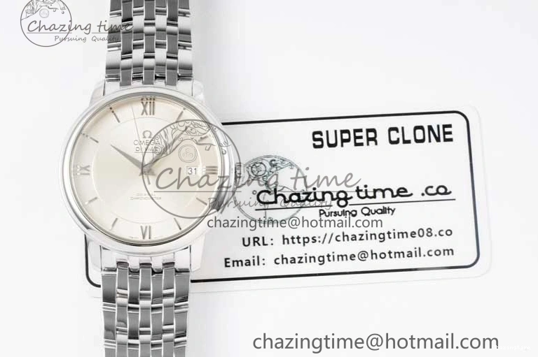 0311 Bright De Ville SS DIWF 1:1 Best Edition Silver Dial SS Markers on SS Bracelet MIYOTA 7848